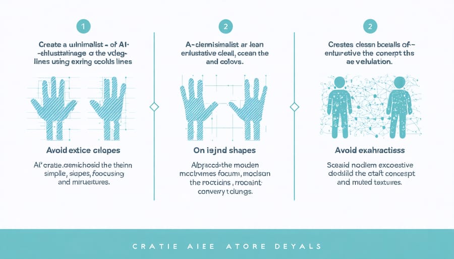 Step-by-step visualization of modern autism diagnostic process with AI integration