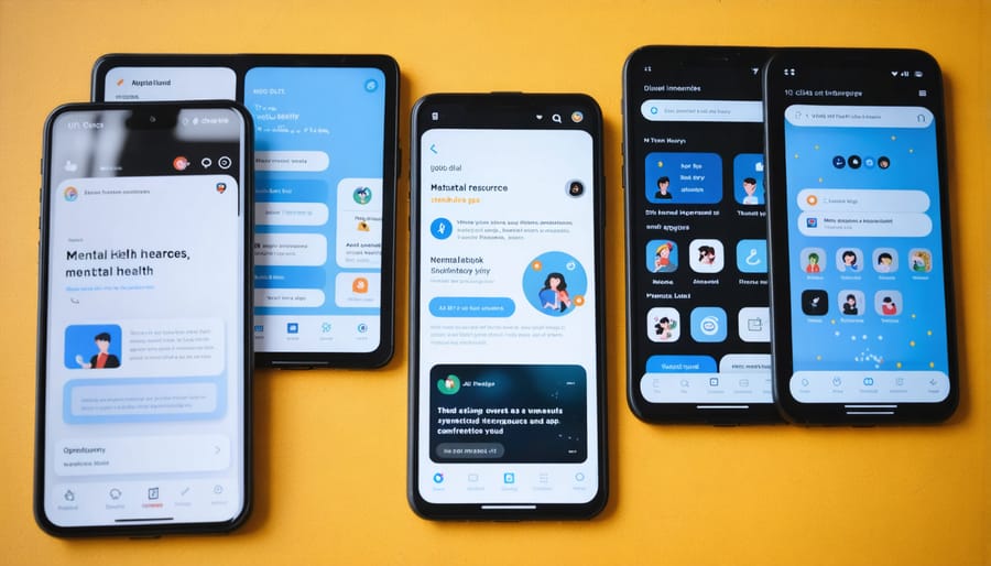 Collection of mental health apps and digital resources designed for children