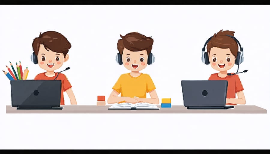 Three different learning styles demonstrated through technology use