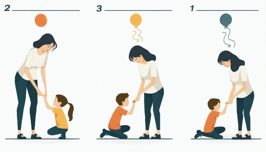 Step-by-step process of collaborative problem solving between parent and child